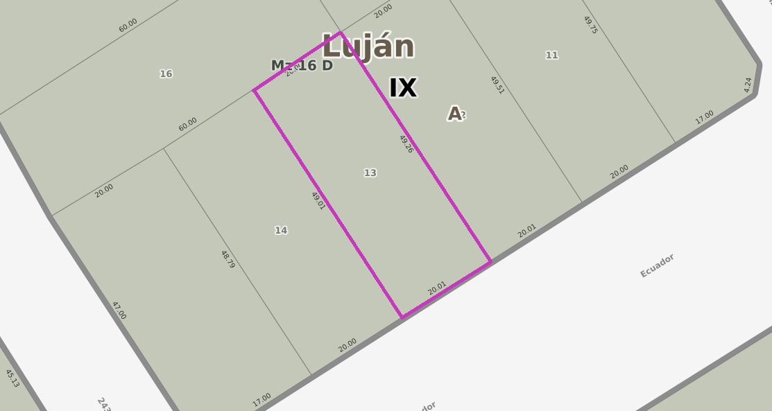 Terreno a la venta en Las casuarinas lujan