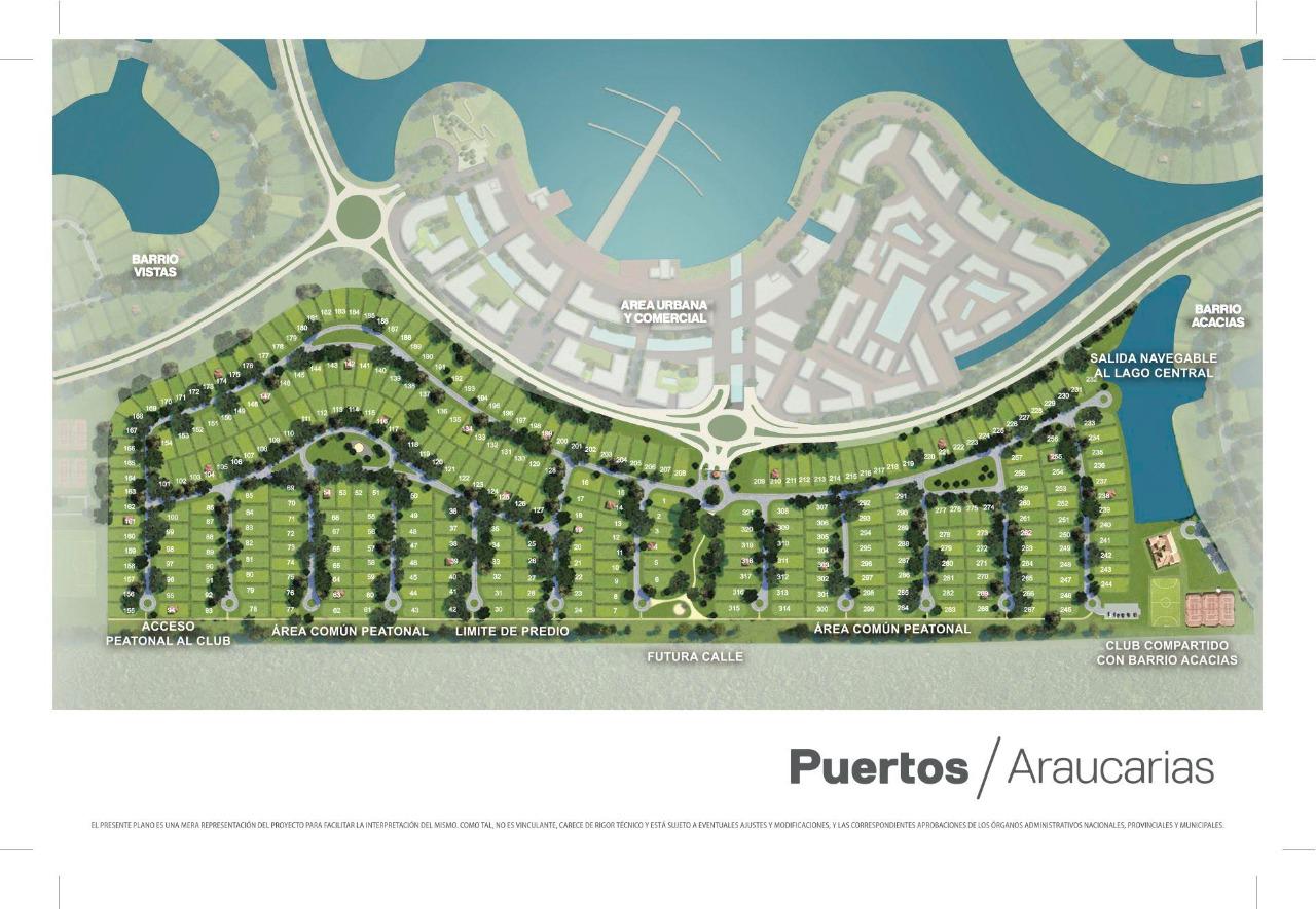 Lote en Venta en Puertos del Lago - Barrio Araucarias