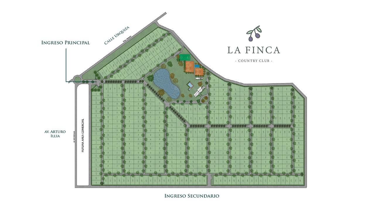 Venta / Permuta La Finca Country Club. Lote 800m2. Funes.