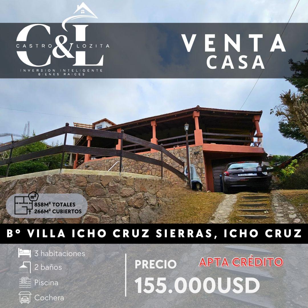 Espectacular Casa de 3 dormitorios en Icho Cruz, Villa Icho Cruz Sierras