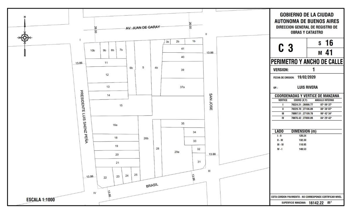 GRAN TERRENO EN VENTA SUPERFICIE VENDIBLE 4213