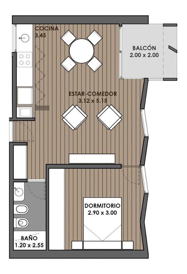 VENTA - Departamentos en construcción - 1 dormitorio - SUM y Pileta - Echesortu, Rosario.