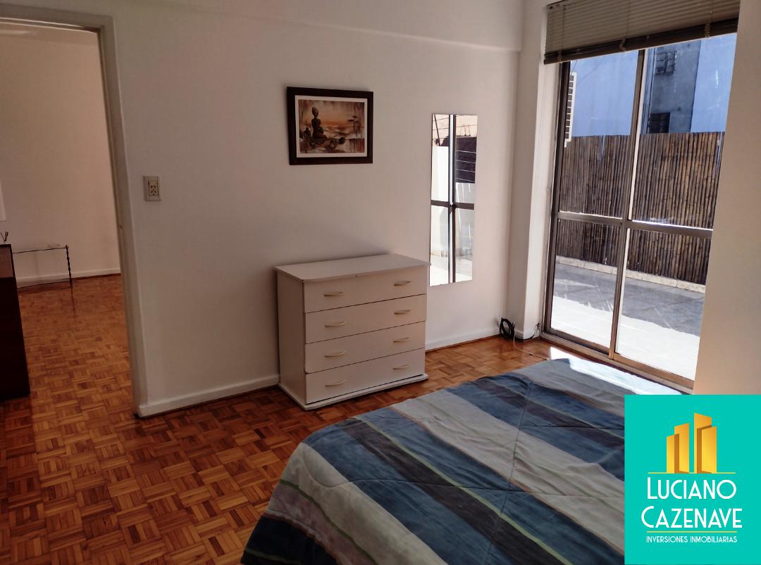 Departamento en alquiler con 1 dormitorio - Balcón terraza - Centro