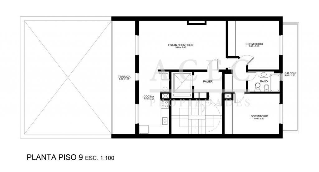 ALQUILER  /  VENTA -  DEPARTAMENTO -2 DORMITORIOS - ESTRENAR - ABASTO