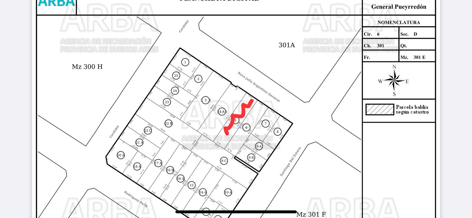 Casa a reciclar o Terreno para Desarrollo Inmobiliario. Roca 2536 / Cordoba y Santiago del Estero