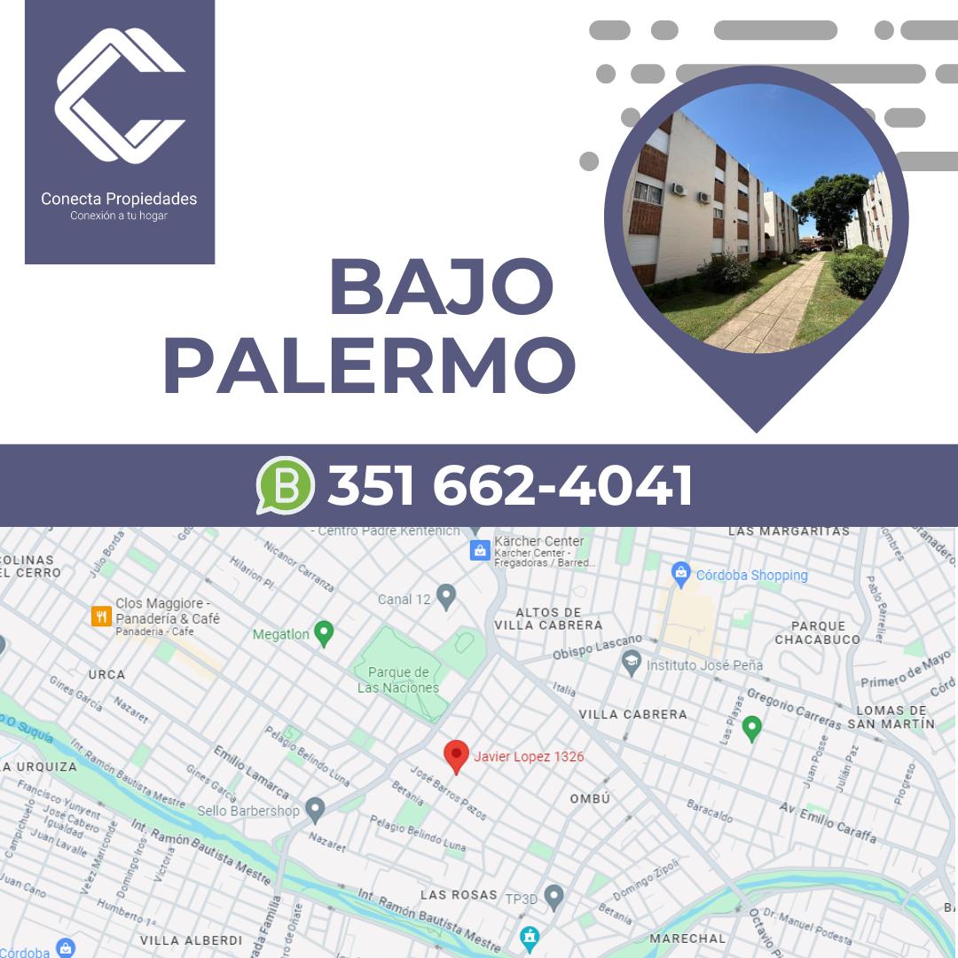 Departamento 2 dormitorios con cochera en Bajo Palermo