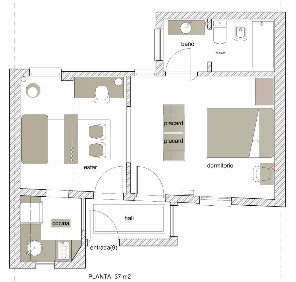 DEPARTAMENTO DOS AMBIENTES EN ALQUILER EN BALVANERA BUENOS AIRES