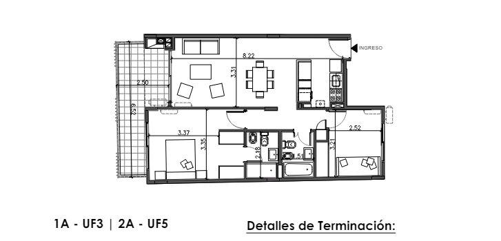 Departamento en  Colegiales