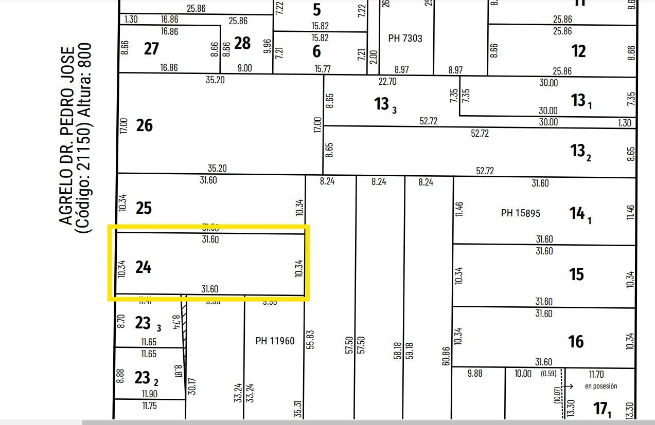 Terreno en Barrio Sarmiento - Zona Norte