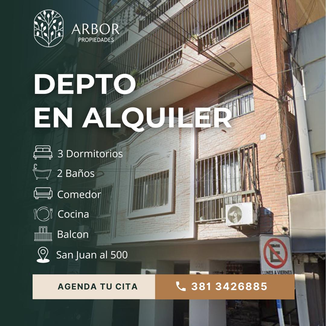 Departamento en San Juan al 500