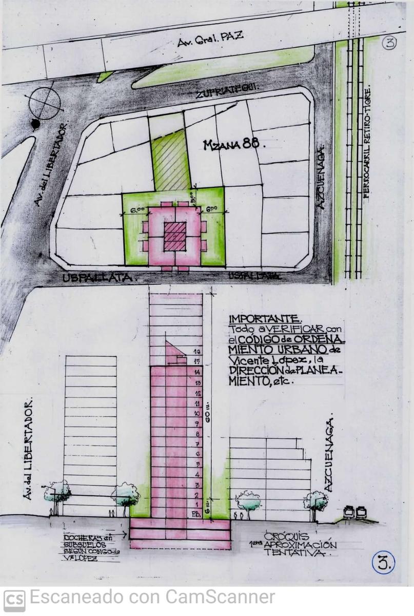 Gran Terreno en  Vicente López