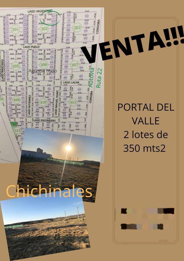 Terreno en  PORTAL DEL VALLE CHICHINALES