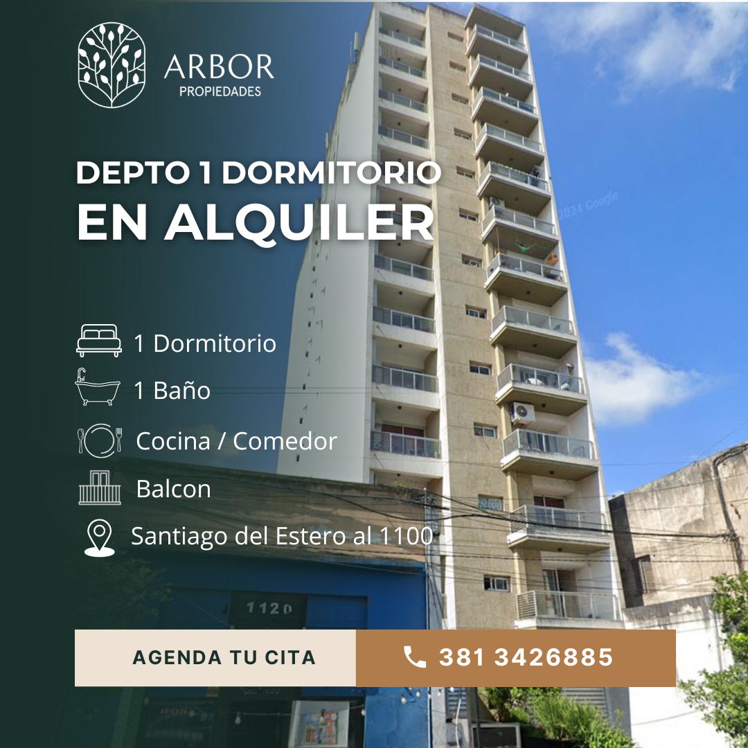 Departamento en Santiago del Estero  al 1100