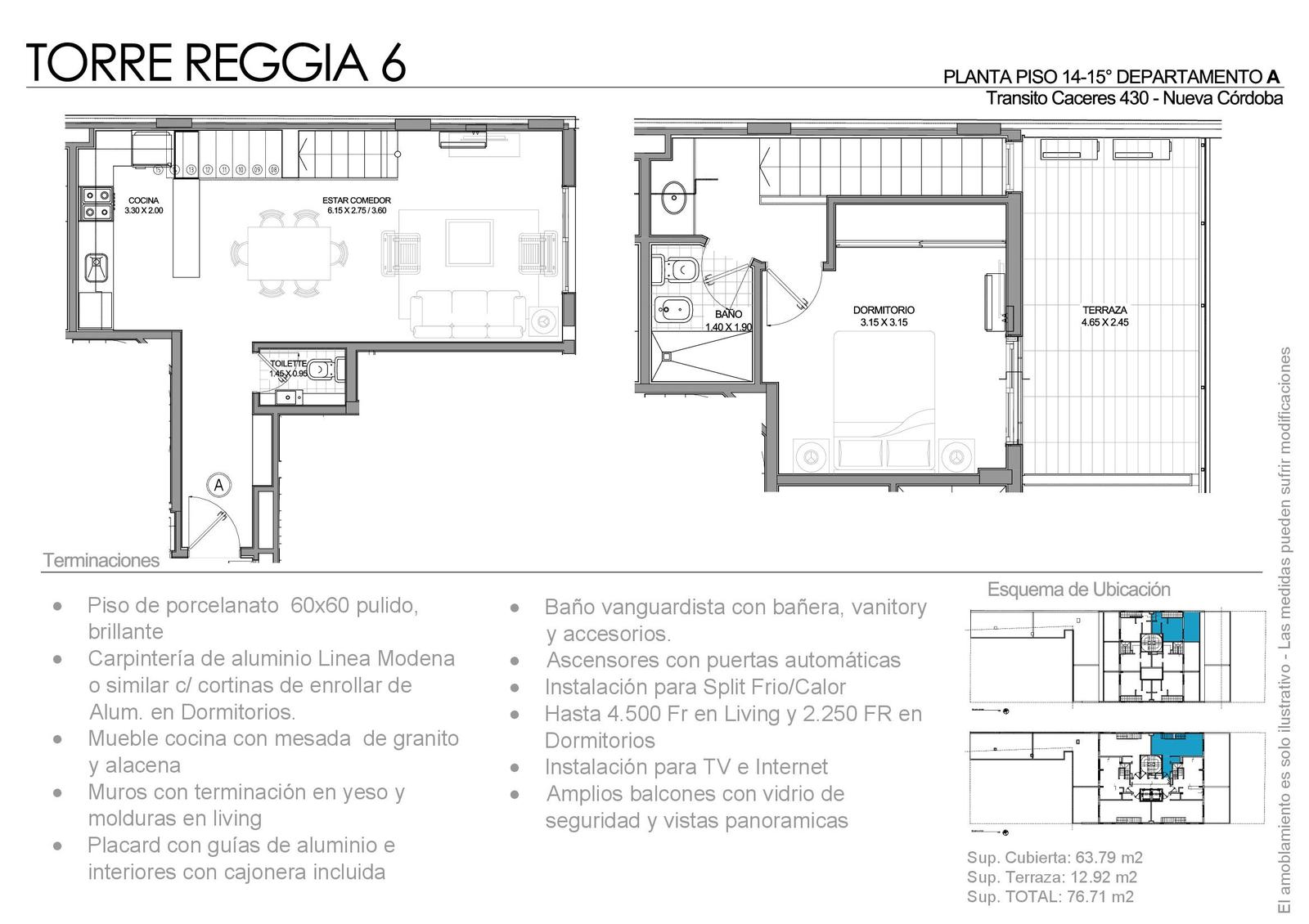 Departamentos de CATEGORIA 1-2 dormitorios en Nueva Córdoba