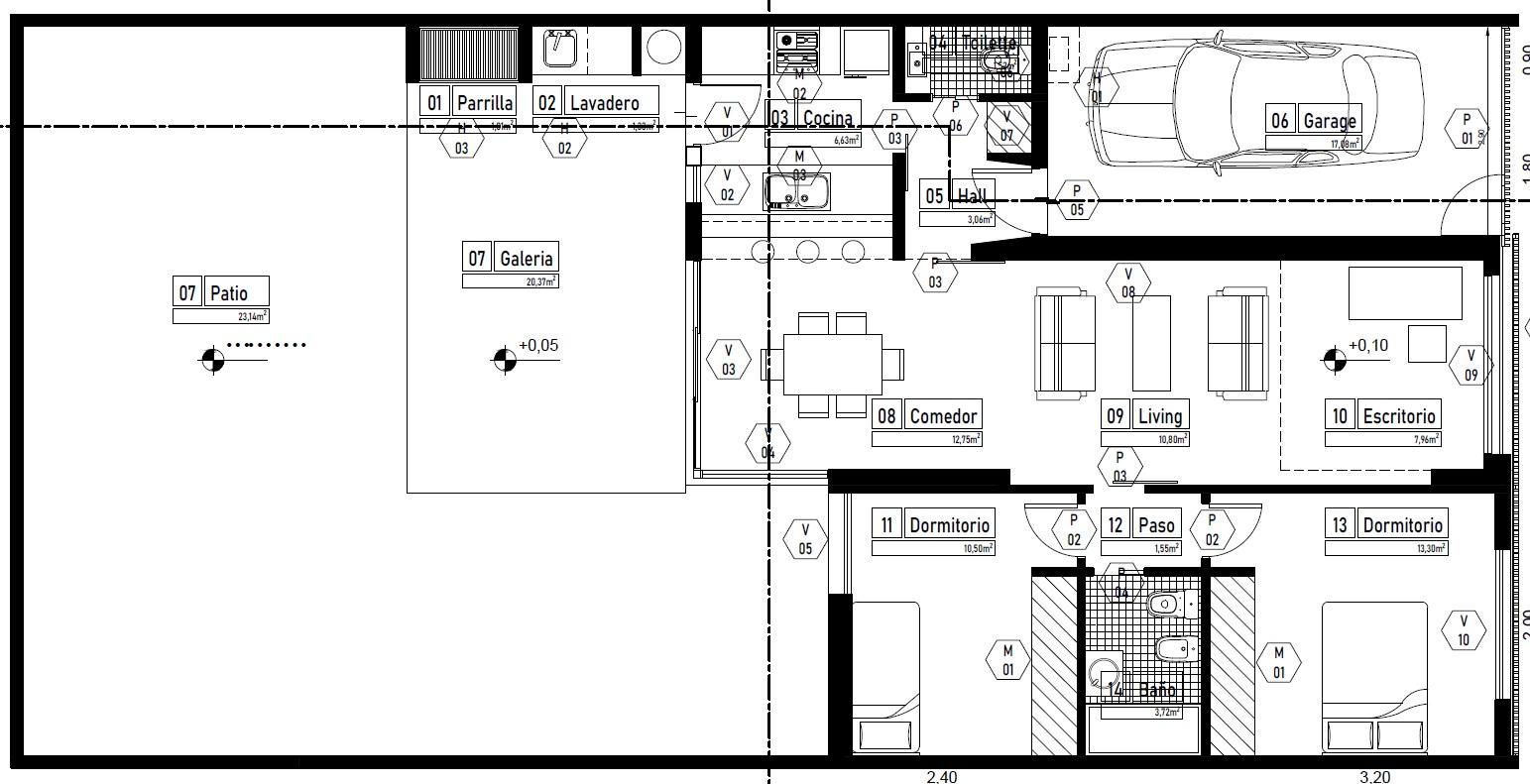 Casa en Venta 2 dormitorios. A estrenar en 27 e/ 45 y 46