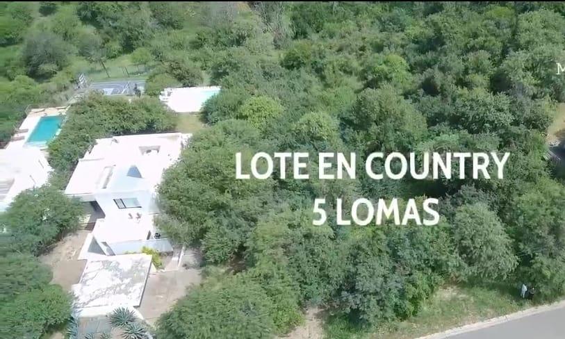 Terreno en Country Cinco Lomas a la venta