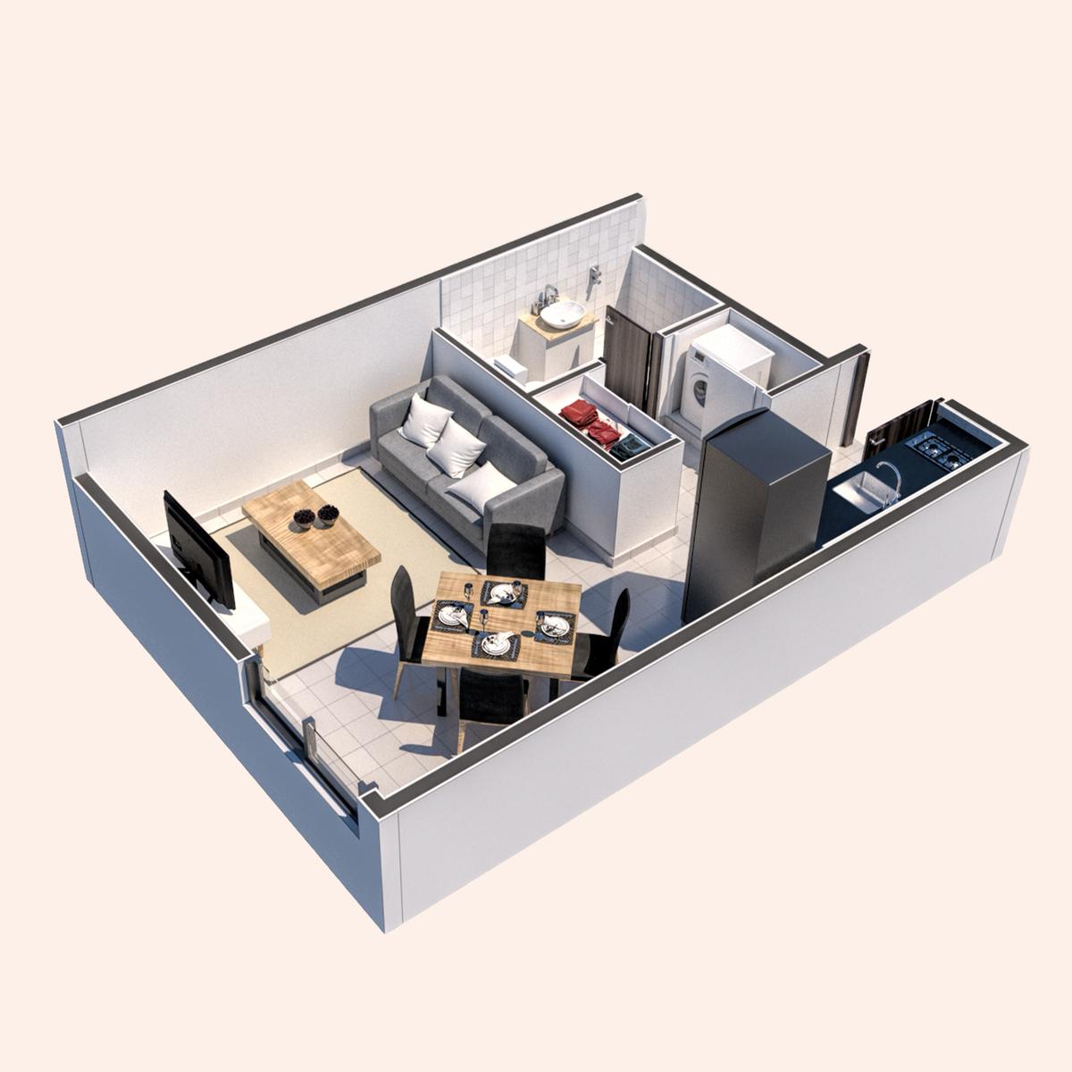 Departamentos de 1 o 2 Dormitorios y Monoambientes a estrenar en Alto Veinte II