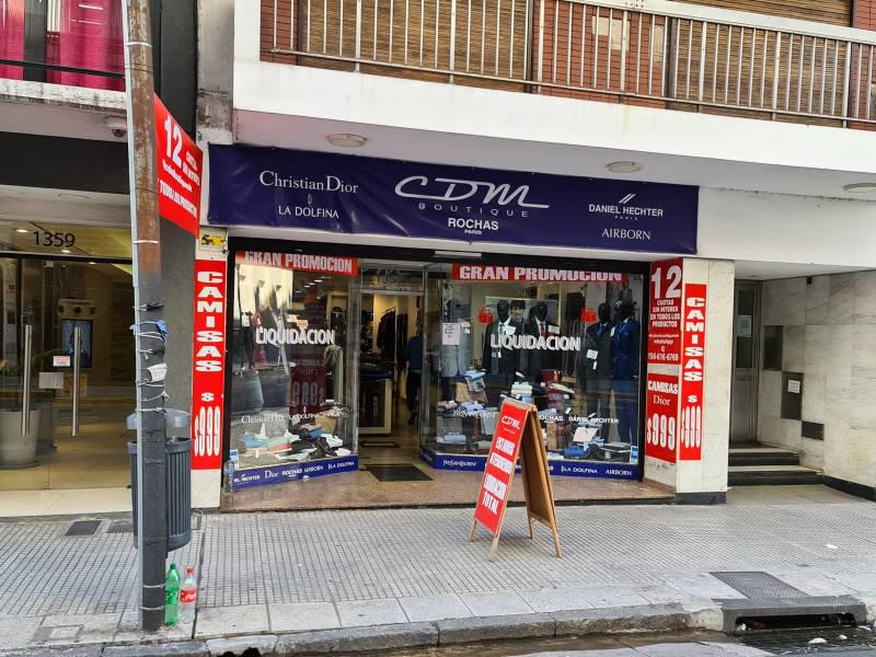 Local Comercial en Alquiler. Planta Baja: 5 x 39 m = 224 m². Subsuelo: 72 m².