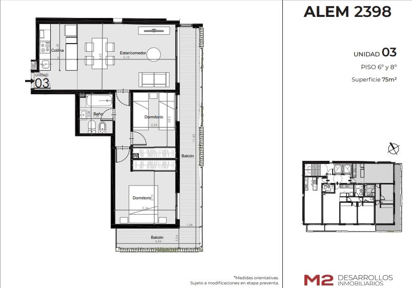 Departamento en Rep.De La Sexta