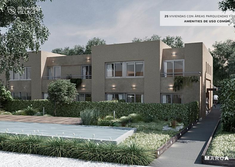 VENTA Duplex 3 ambientes con jardín y cochera propia en  Benavidez Village