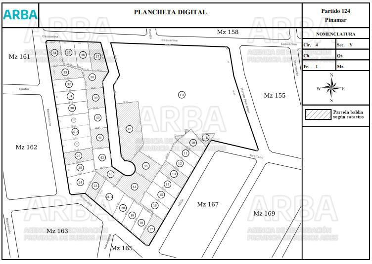 Terreno Lote en  venta en el cul de sac Tenis de Cariló