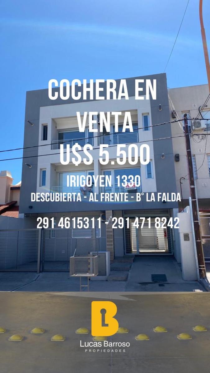 Cochera en La Falda, Bahia blanca