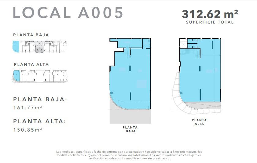 ALQUILER-Espectacular local de 315m2 en esquina en Torre Lumiere Boulevard-Puerto Madero!!!