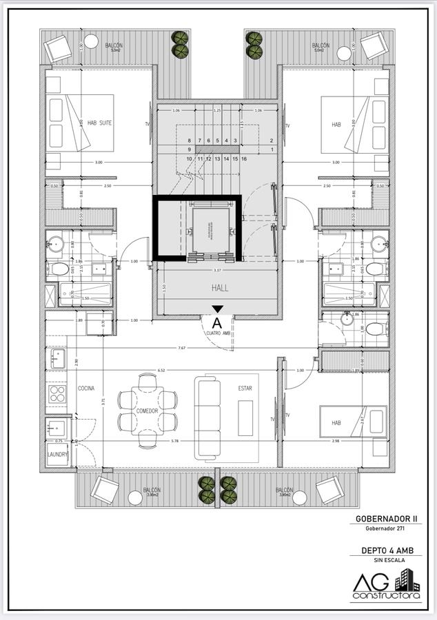 Departamento en  Venta 4 ambientes 100 m2. POZO