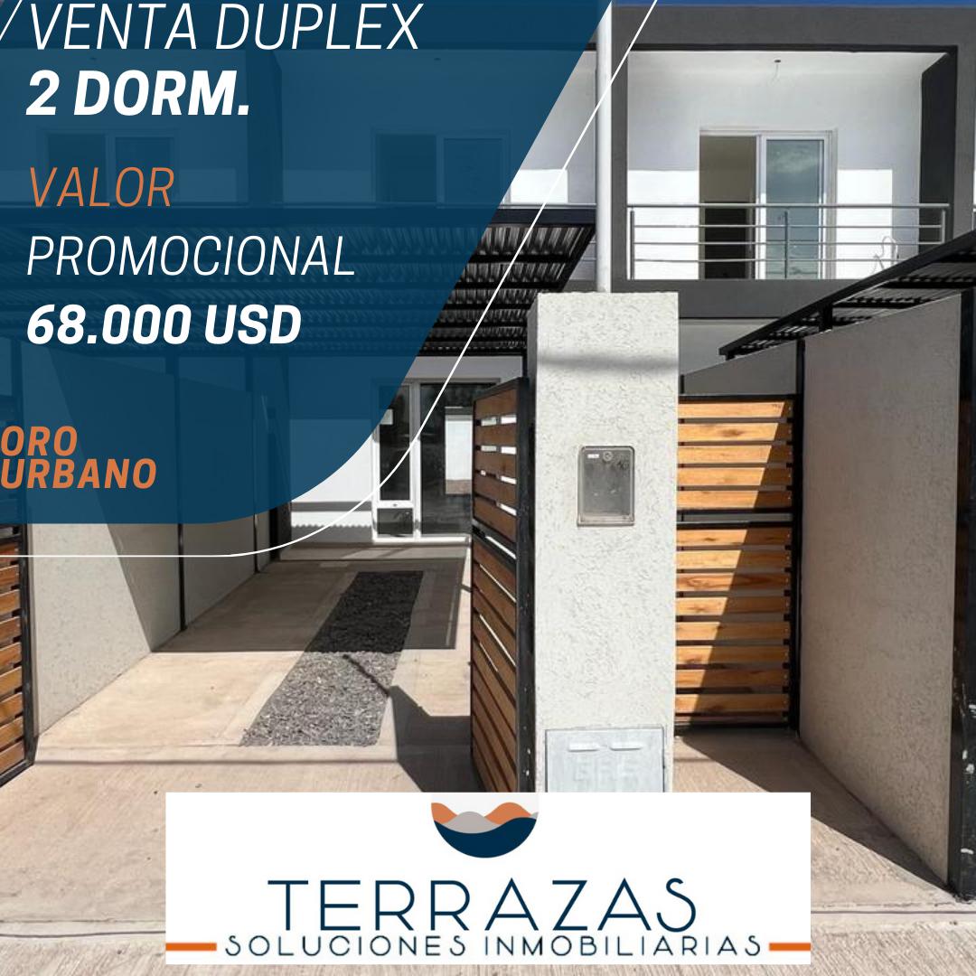 VENTA DUPLEX A ESTRENAR 2 DORM. - ORO URBANO- FERNANDEZ ORO - RIO NEGRO