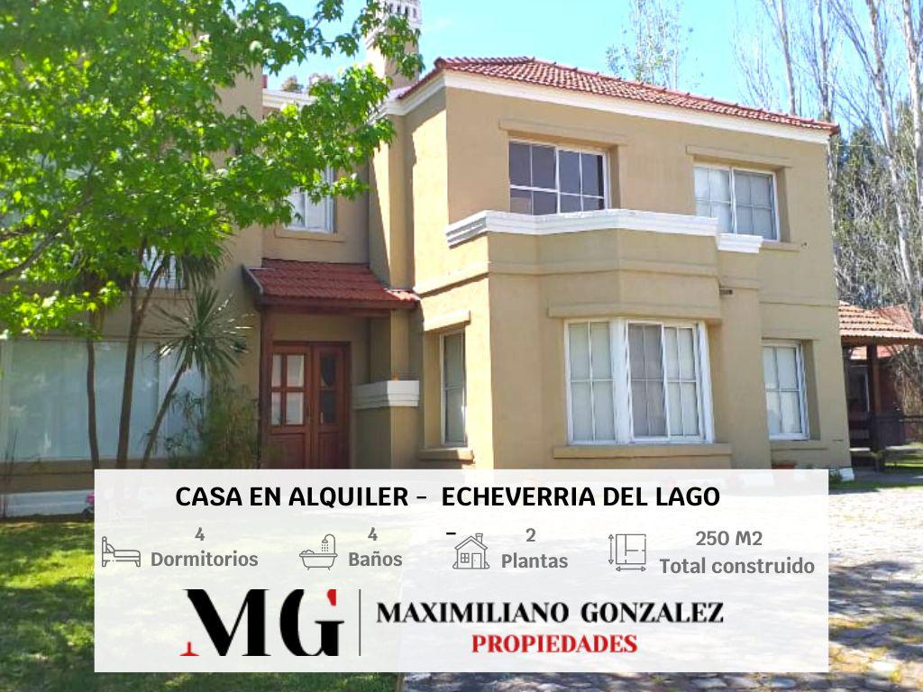 Casa en Alquiler Temporal  - Echeverria Del Lago Canning , Ezeiza