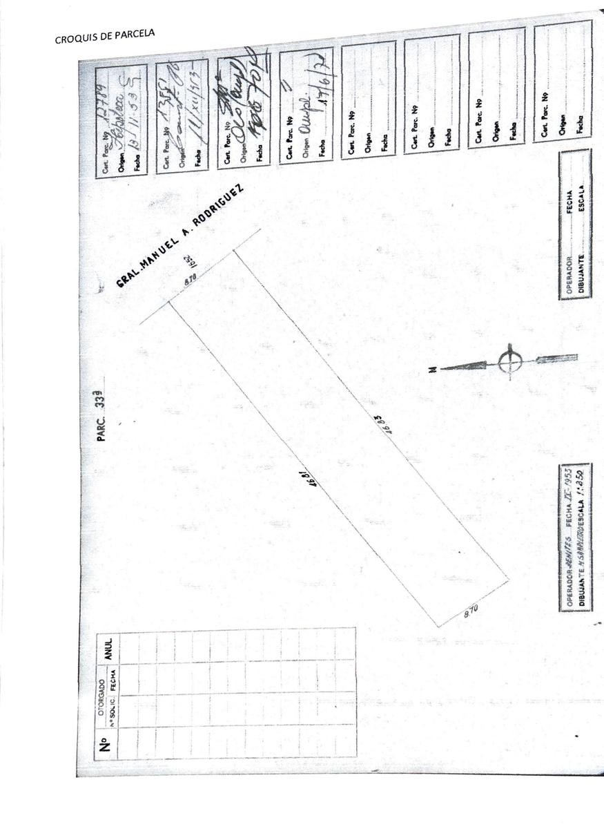 Terreno en  Venta de 8.70 x 4.6.85 Villa Crespo zonif USAA