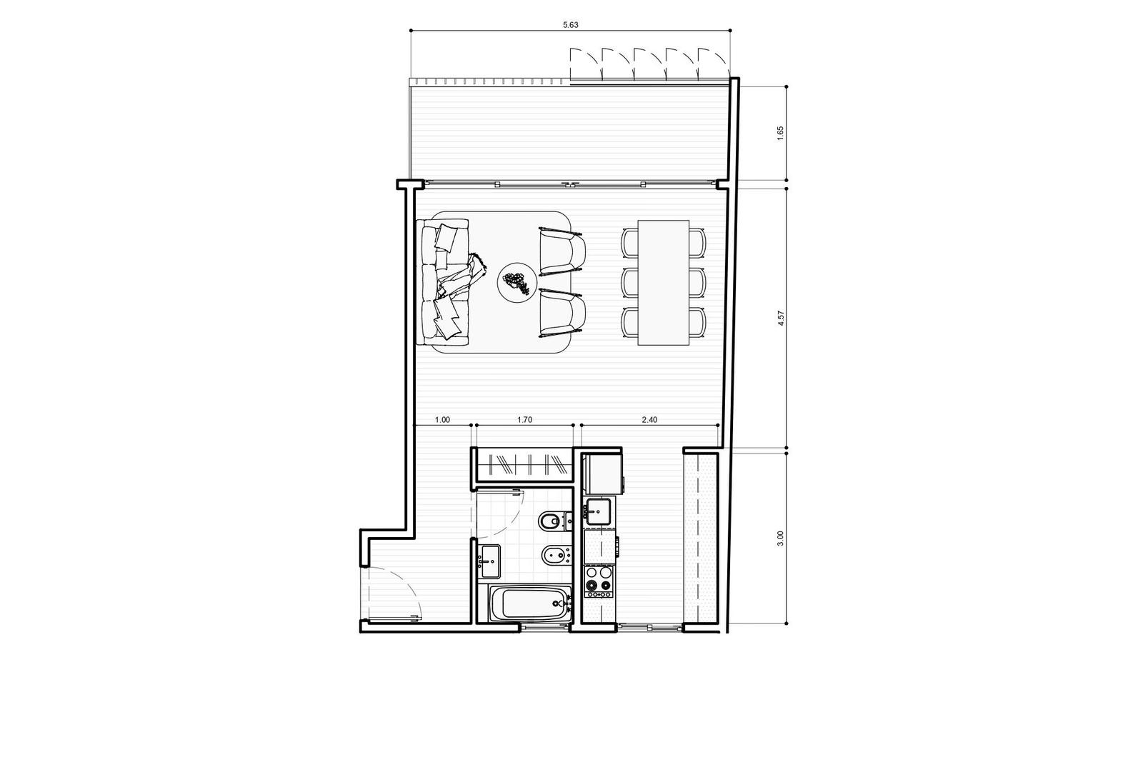 Departamento de 2 ambientes boutique Studios divisibles A estrenar full amenities