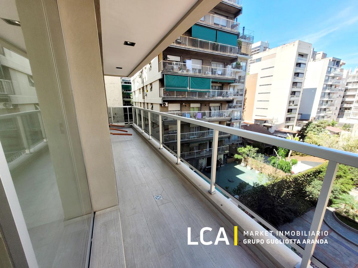 Dpto 3 amb a est, Piso 4° B, 85.50 m2 total, c/balcón corrido al cfte y coch en sub, Villa Urquiza