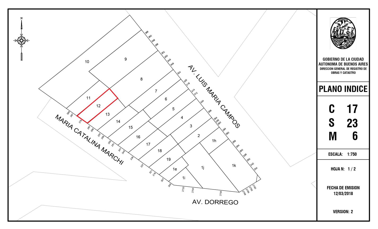 VENTA   LOTE   PALERMO