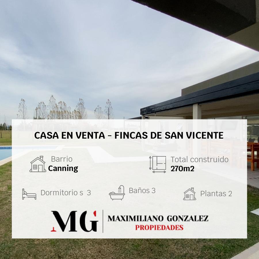 Casa en Venta - Barrio Fincas de San Vicente, Canning