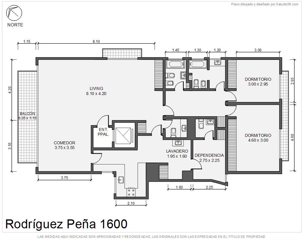 Semipiso en Venta en Recoleta  con cochera fija y baulera en torre Categoría