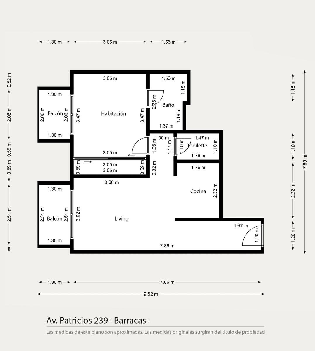 Departamento en  venta 2 ambientes c/balcón a estrenar