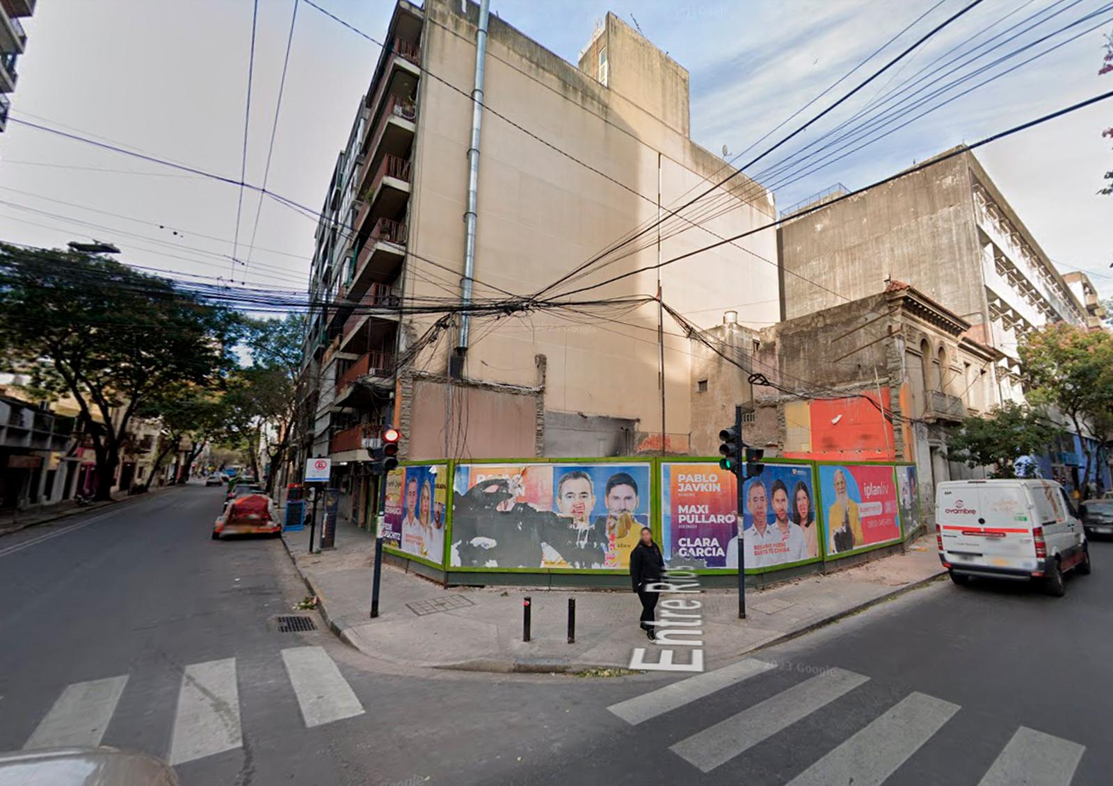 Terreno para edificio - Entre Ríos y Zeballos - Centro Rosario