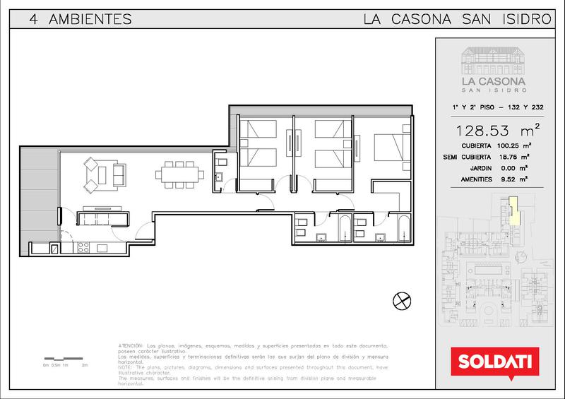 Cassa Isidro.Venta.Departamento.4 ambientes.San Isidro