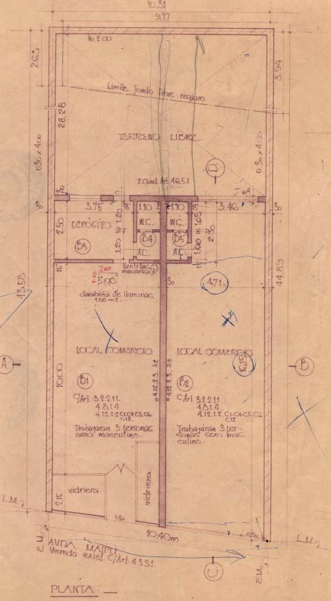 Terreno con Apto Profesional en Venta - Vicente López