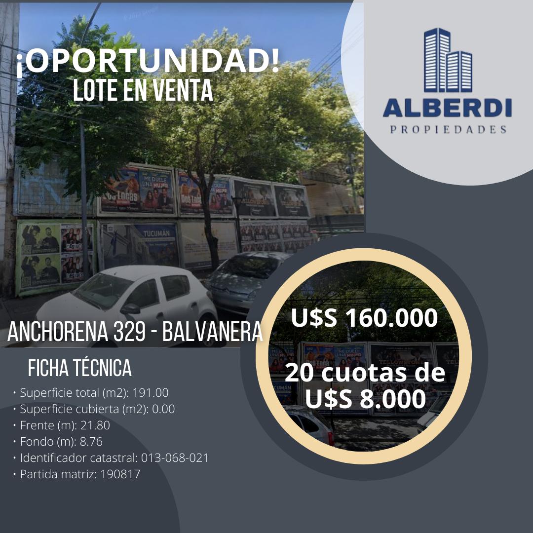 Terreno en Venta en Balvanera