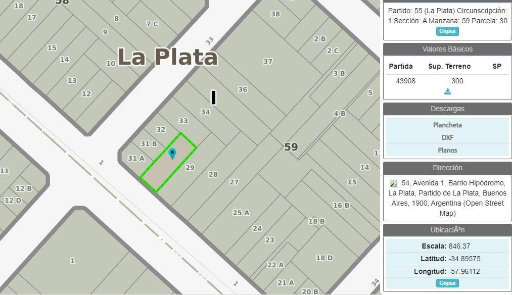 Terreno en  venta La plata