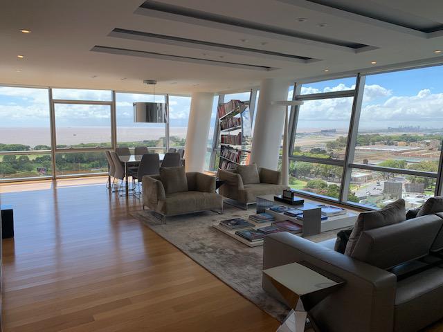 Alquiler Torre Forum Alcorta 4 dormitorios con 4 baños en suite  Alto  Vista al Rio Belgrano Chico