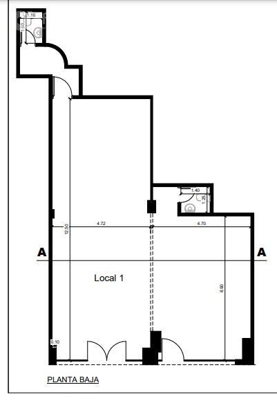 Local Comercial 35 m2 -Alquiler - Al lado de esquina emblemática  de Córdoba -Peatonal Zona Centro