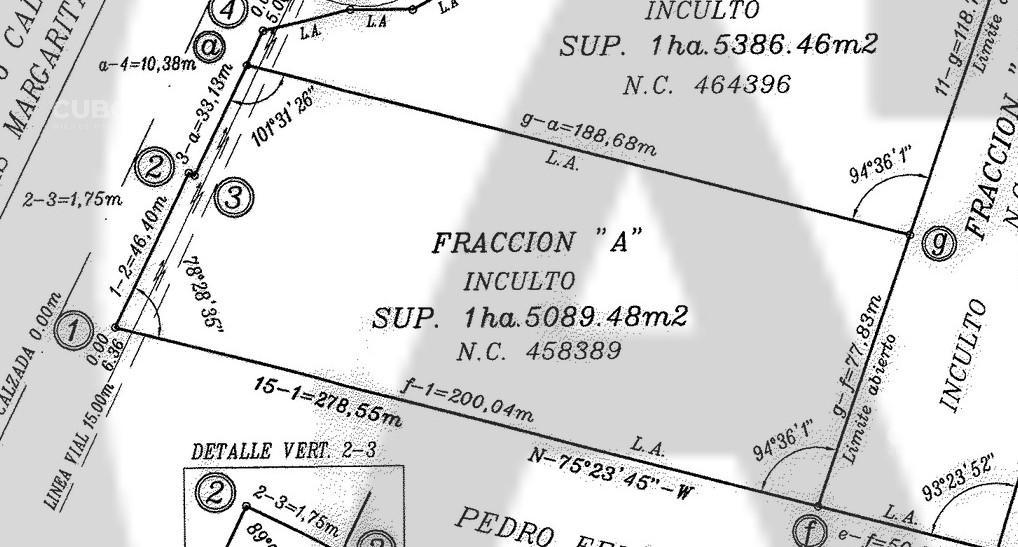 Fraccion de 1,5 hectareas en San Roque Maipu Mendoza