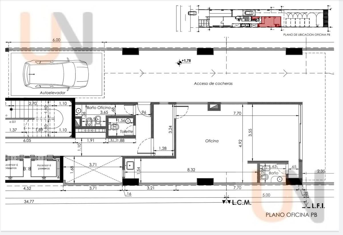 Oficina en Alquiler - Barrio Sur