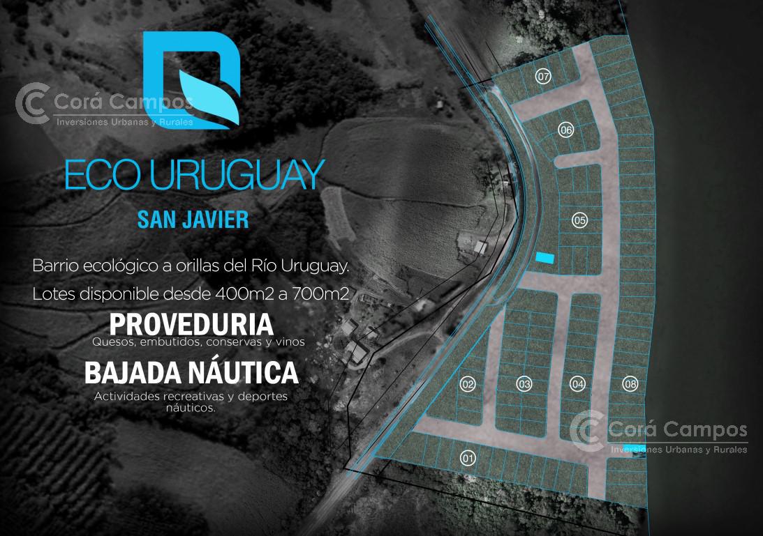 Quinta de 11 ha Sobre Rio Uruguay y Asfalto para loteo. Todo aprobado.