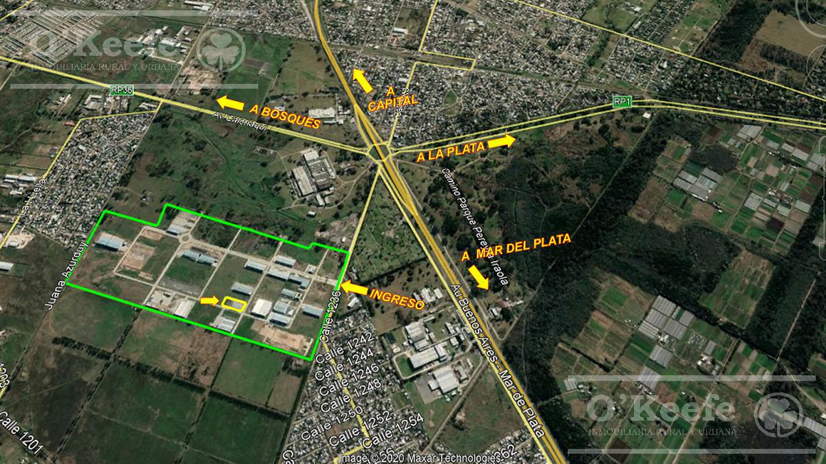 DEPOSITO EN PARQUE INDUSTRIAL EN VENTA 1500 M2 FLORENCIO VARELA ZONA SUR