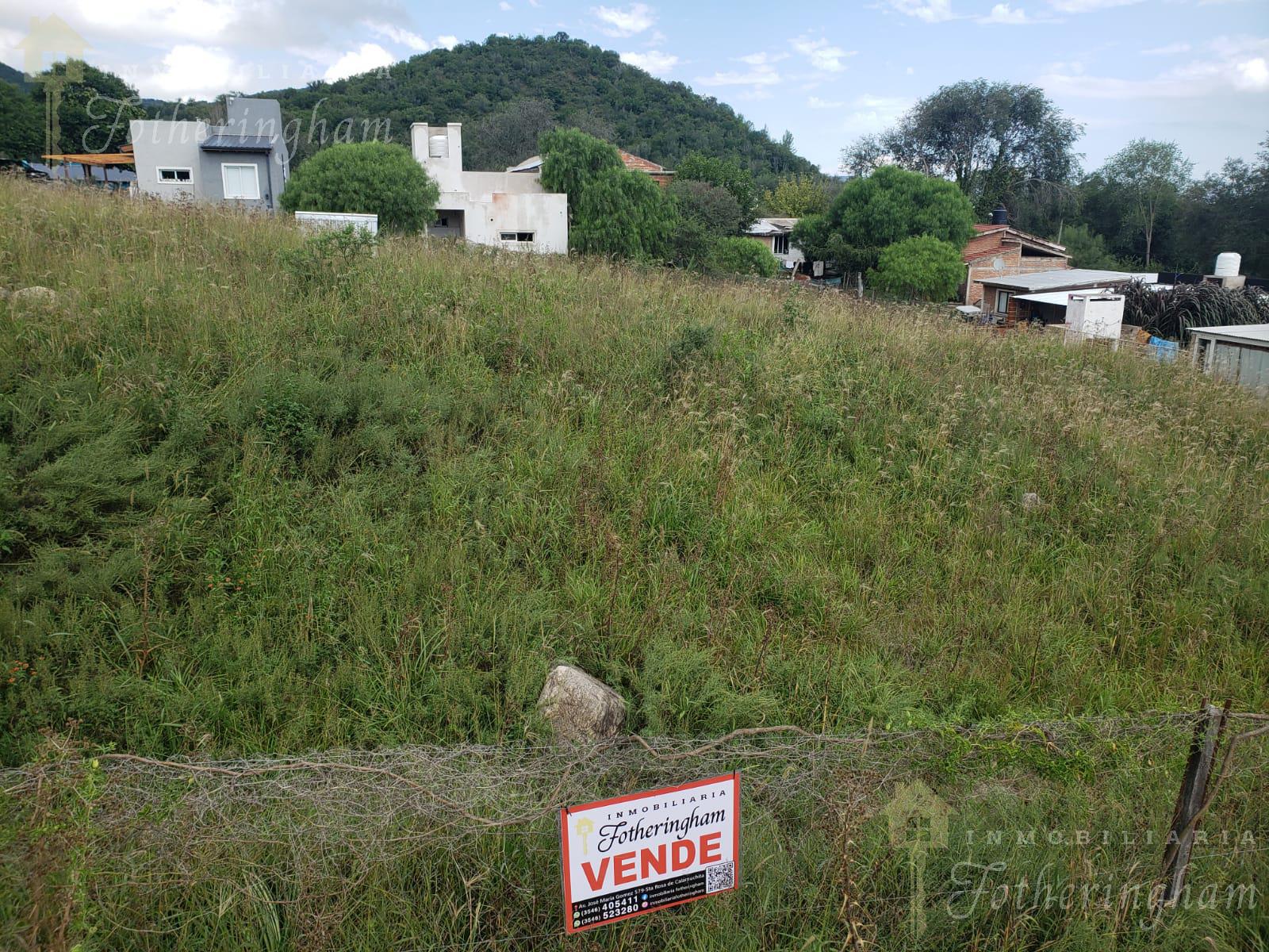 LOTE EN VENTA CON INCREIBLE VISTA A LAS SIERRAS  Bº EL BALCÓN  SANTA ROSA DE CALAMUCHITA