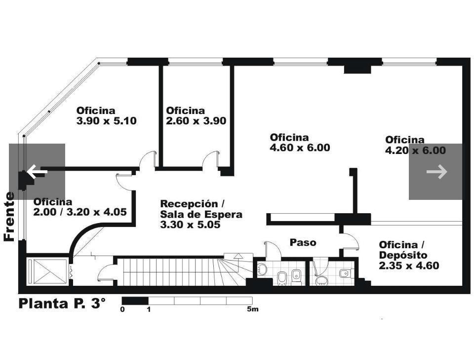 Oficina en Venta de 605 m2 en Recoleta- Sin expensas